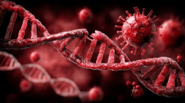 African Swine Fever virus mutating DNA genetic code