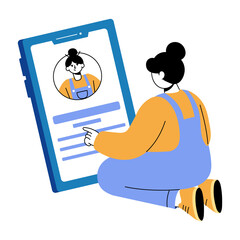 Applicant PNG File On transparent background 