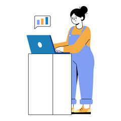 Using Laptop PNG File On transparent background 