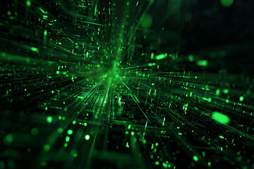 green tech backgrounds use digital elements showcase innovative data visuals abstract electronic 