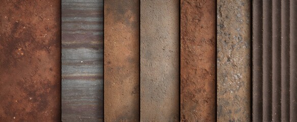 Obraz premium Organic clay textures featuring natural earthy tones and gentle tonal variations