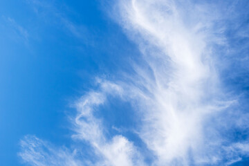 初冬の空　青空と雲23