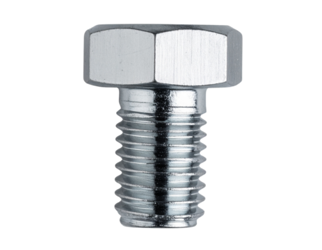 Heavy-Duty Metal Hex Bolt for Construction and Machinery Assembly, Cutout PNG