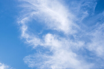 初冬の空　青空と雲31