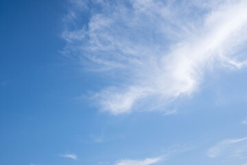 初冬の空　青空と雲34