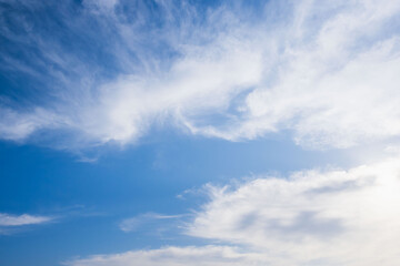 初冬の空　青空と雲36