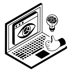 Intelligent Impressions Powered by Innovation conceptual animation Power of Data-Driven Intelligence vector design, Business corporation clip Actionable Insights footage Sale Marketing motion graphic