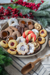 sweet home made german christmas cookies