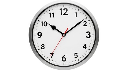 Keep track of time with this classic wall clock for the home or office, a timeless design to suit any style, and a clean look for easy reading and telling time