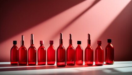 red bottles gleam in soft studio light casting shadows minimal clean backdrop ideal for product mockups presentations posters branding.jpg
