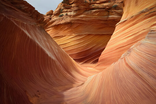 Swirling Sandstone Canyon Formations