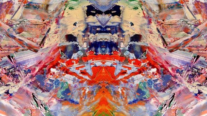 Abstract art background . Hand painting artwork on canvas .