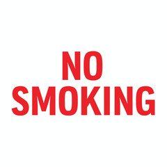 No Smoking Area Sign