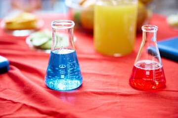 test tubes in laboratory