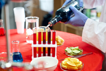 laboratory test tubes