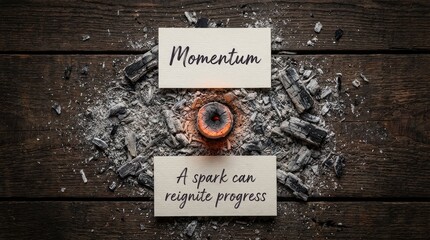 Spark ignites progress with momentum on ash background