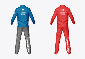 Full Workwear Overall Mockup