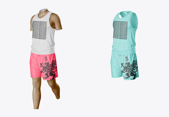 Men's Summer Kit Mockup