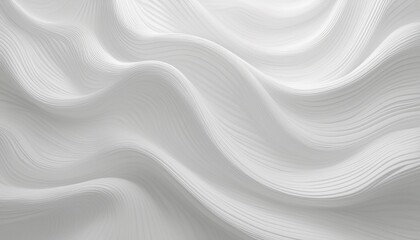 Fototapeta premium white elegant 3d texture waves curve backround