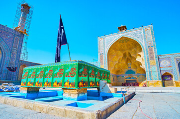 Historic mosque in old Isfahan, Iran