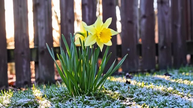 daffodils in spring
