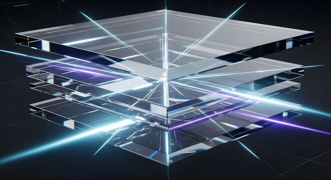 Abstract blue technology background with digital world map radar screen and line pattern illustration vector design - Powered by Adobe