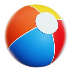 Beach Ball 3d Illustration