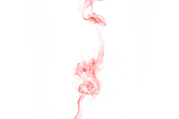 Naklejka premium Abstract vertical flow of deep crimson red liquid against a stark black background