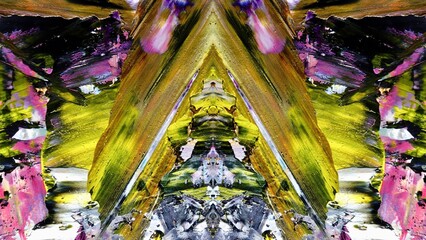 Abstract art background . Hand painting artwork on canvas .