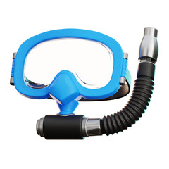 Snorkeling 3d Illustration