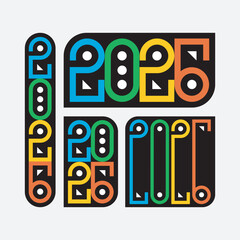 Colorful Stylized 2026 New Year 