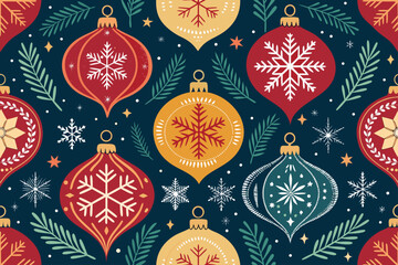 Depicting Christmas Ornaments With Snowflake Dynamic Creative Visual