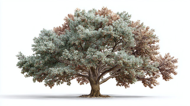 An old, big tree with sprawling branches and leaves, a symbol of growth and resilience