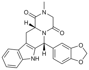 Tadalafil Viagra Chemische Strukturformel Arzneistoff Vektor