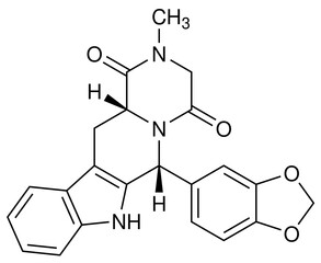 Tadalafil Viagra Chemische Strukturformel Arzneistoff Vektor