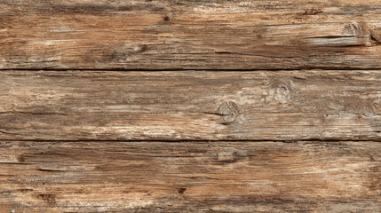 Fototapeta premium Close-up of weathered, textured wooden planks
