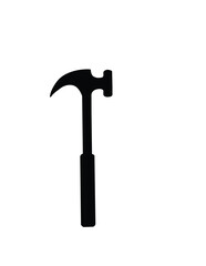 hammer on white back ground