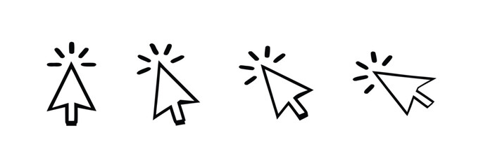 Click cursor icons 
