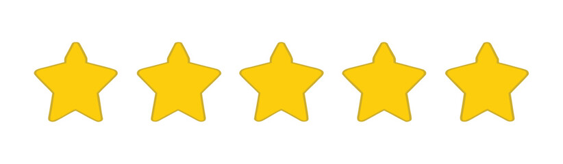 Five star rating 
