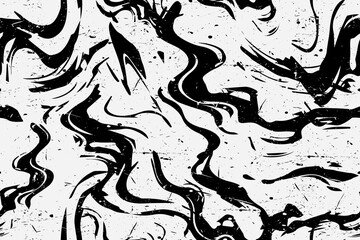 seamless pattern abstract grunge liquid black white