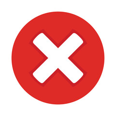 Cross mark icon 
