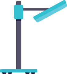 Modern medical examination lamp illuminating the area, ensuring optimal visibility during procedures