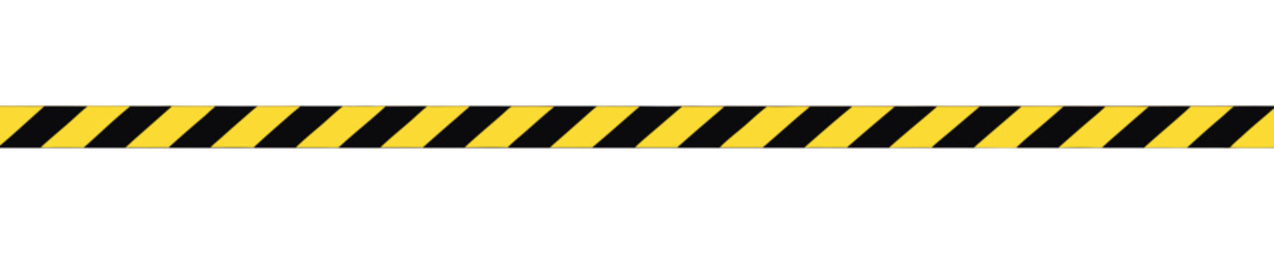 Yellow and black Caution tape 
