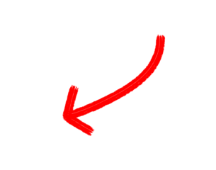Hand-drawn Red Arrow Icon