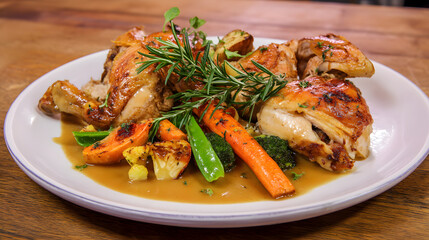 Roasted Chicken Plate