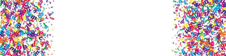 School notebook cover. Colorful childish floating