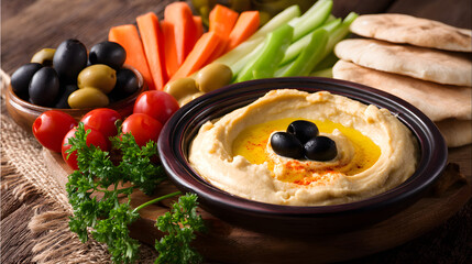 Creamy Hummus Bowl