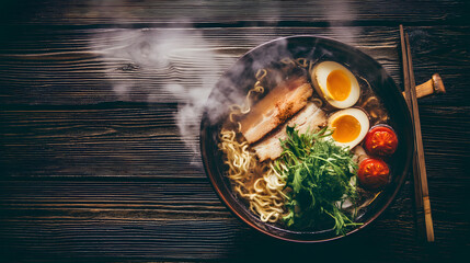 Steaming Ramen Bowl