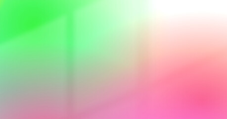 Smooth Abstract Color Gradient with Luminous Green Delicate White and Radiant Pink Tones Abstract background