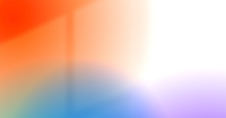 Abstract vibrant gradient with warm and cool color transitions and soft blurred lighting Abstract background